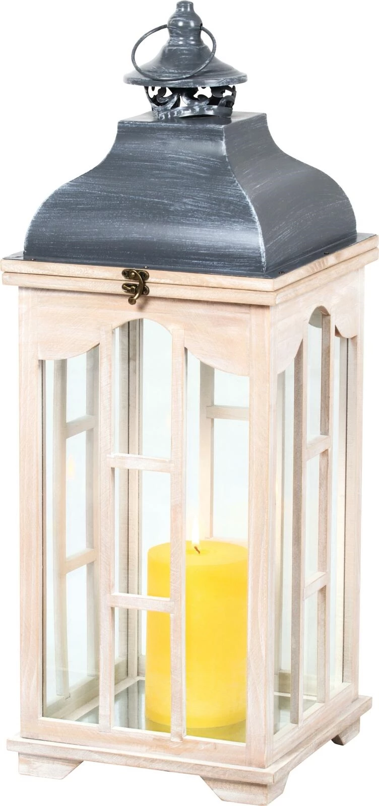 Laterne Holz Matala L