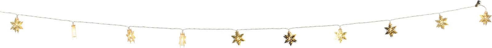 Guirlande flocons de neige 10 LED