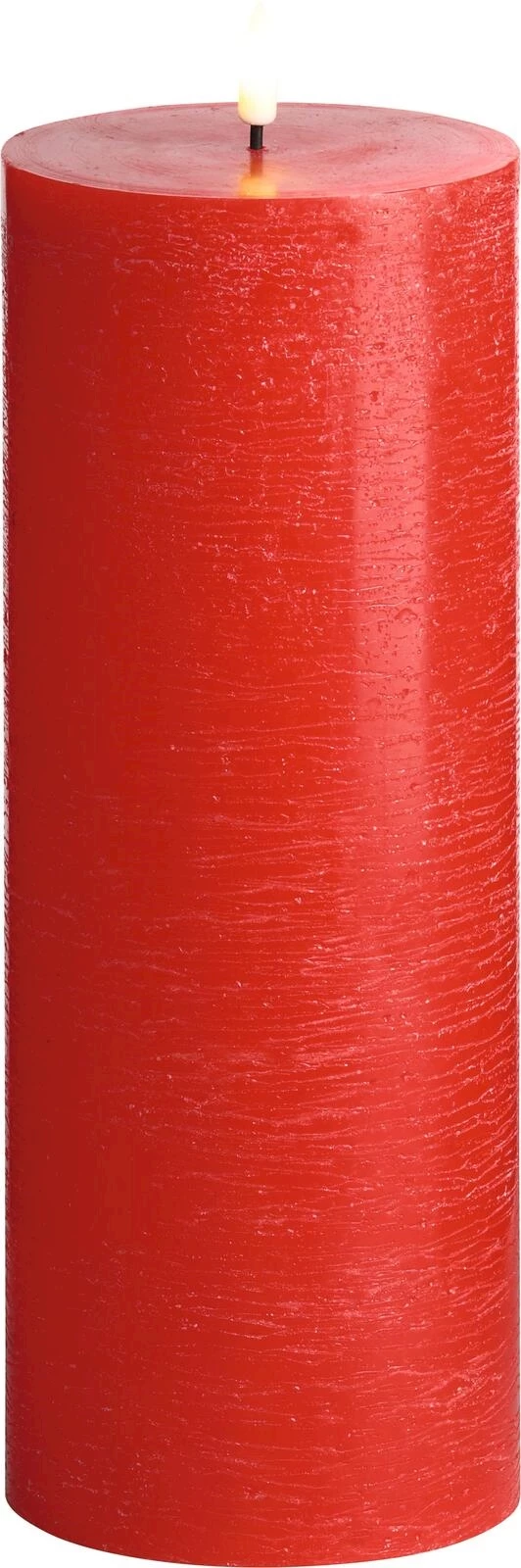 Bougie LED RR rouge 30 cm