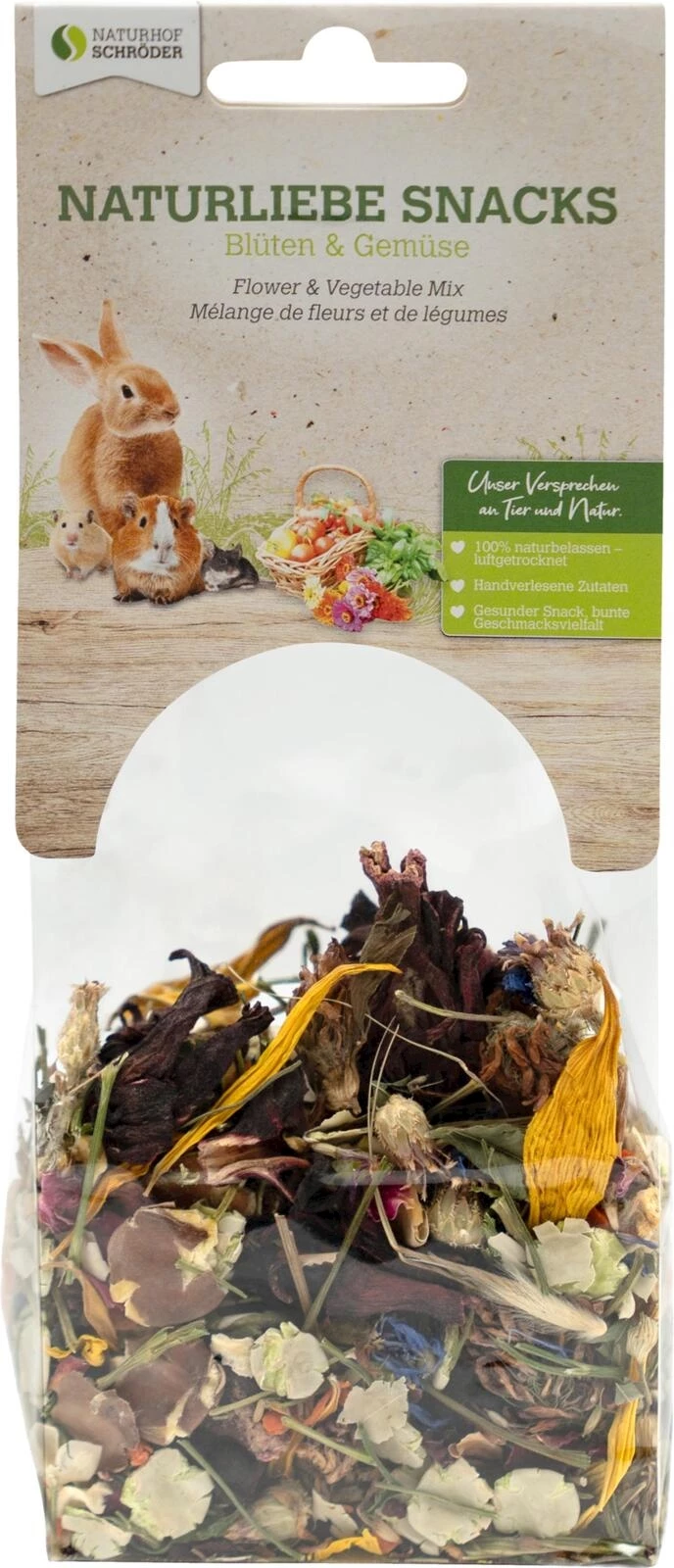 Snack fleurs&légumes rongeurs 110 g