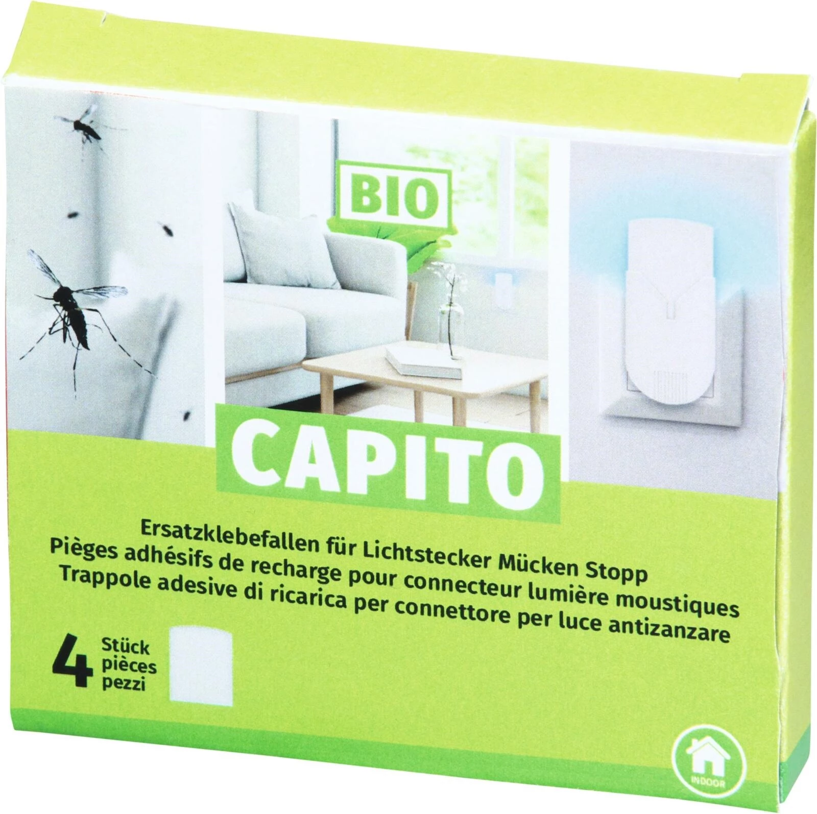 Ersatzklebefalle 4Stk