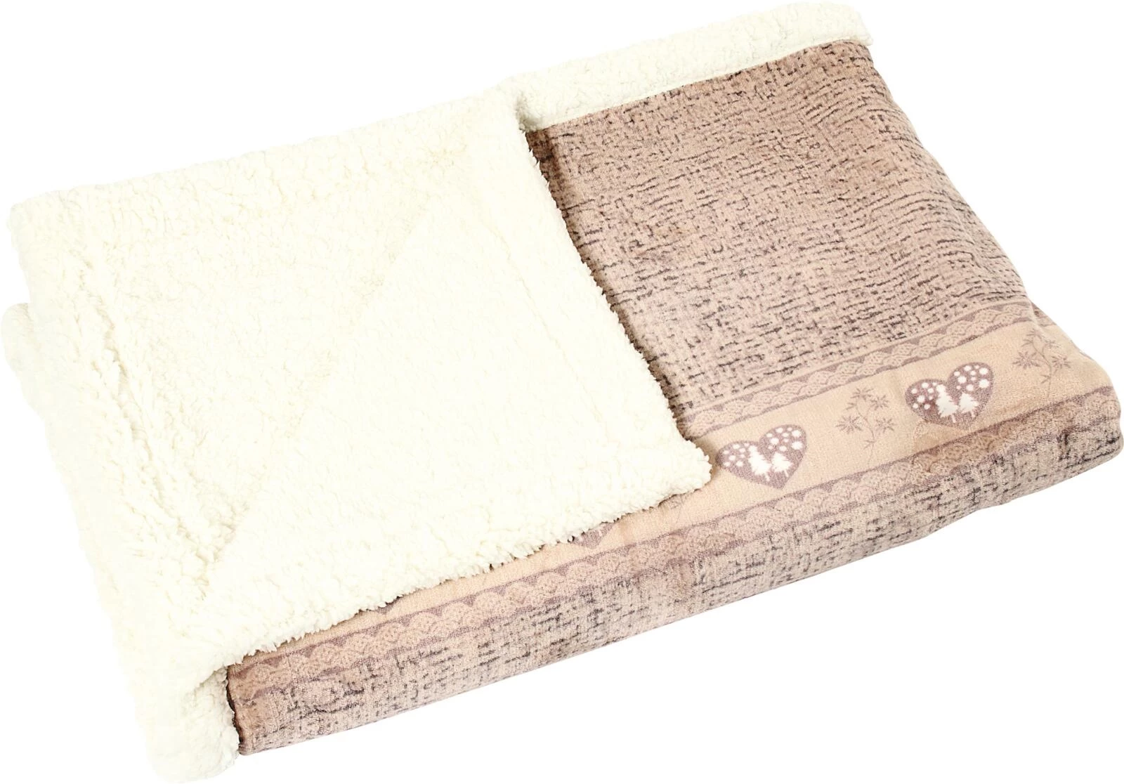 Fleecedecke beige 150×200cm