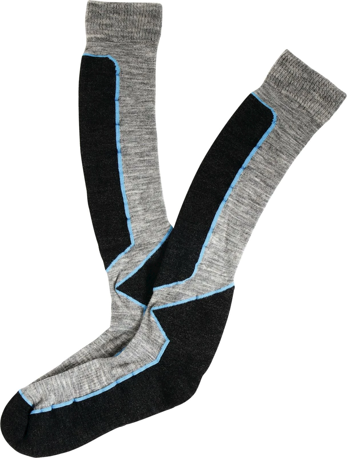Skisocken Duo grau 42/44