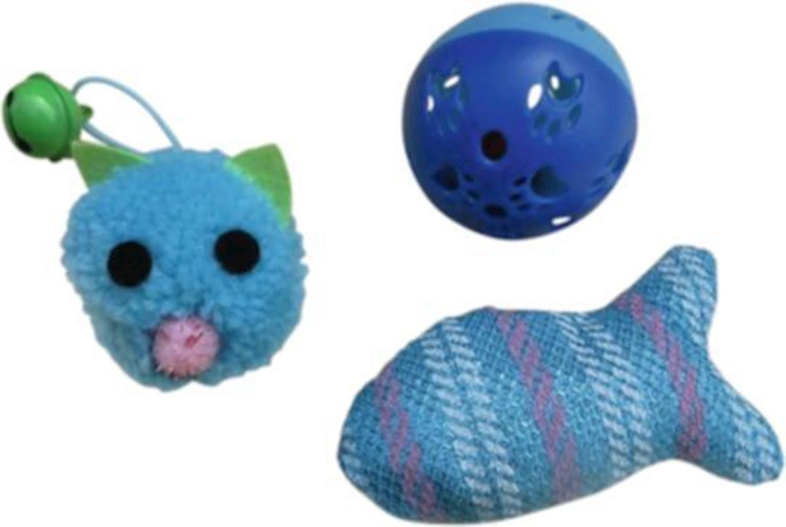 Katzenspielzeug Spielball-Set