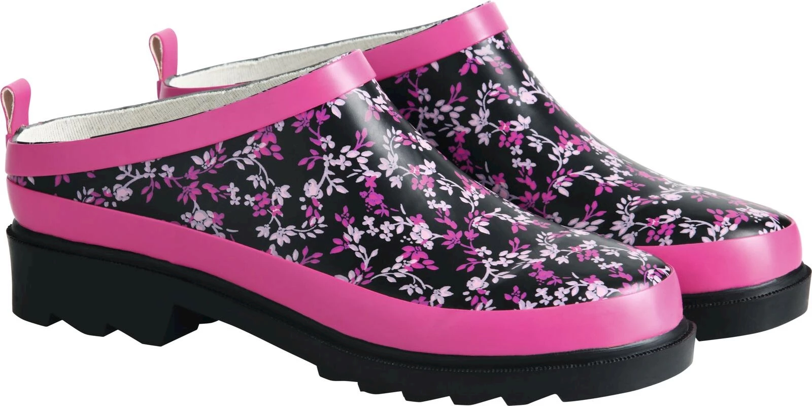 Clogs d.jardin noir/rose 38