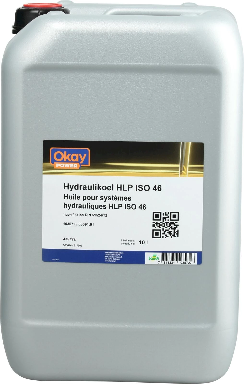 Hydrauliköl HLP ISO 46 10l