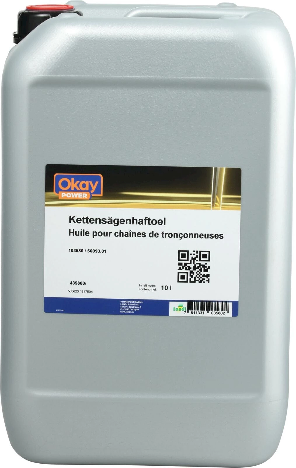 Kettensägenhaftöl 10l Okay Power