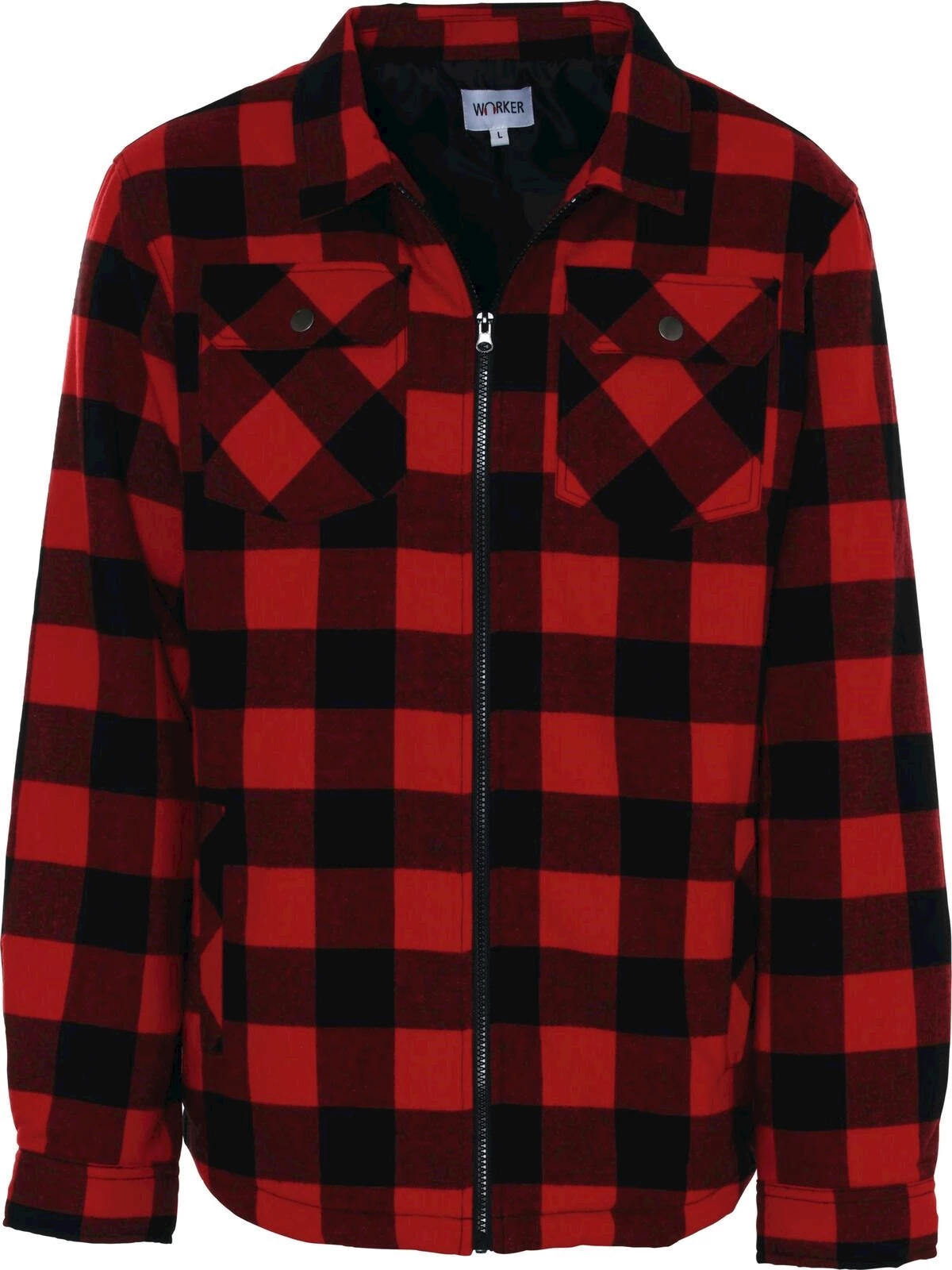 Chemise thermo rouge/noir M