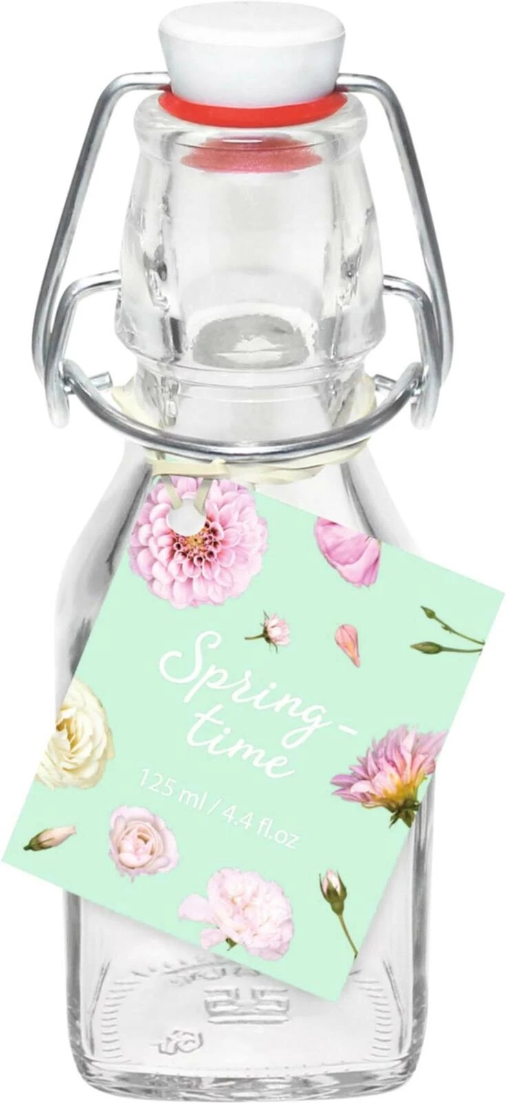 Bügelflasche vierkant 125 ml