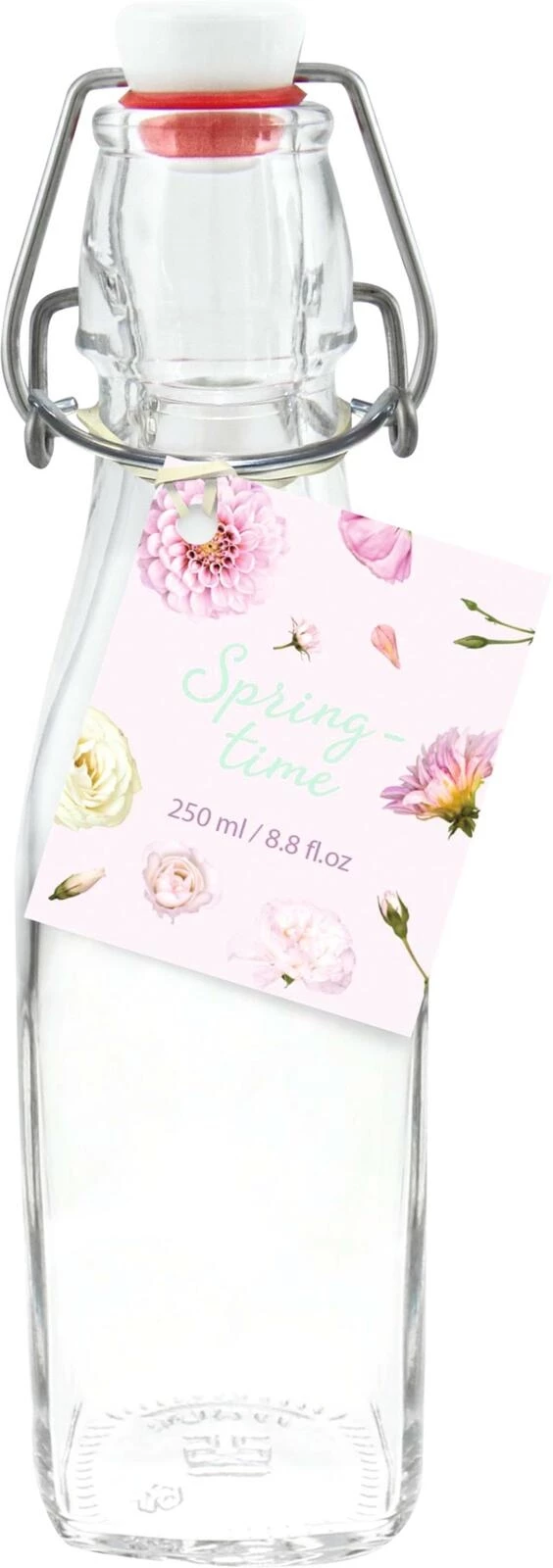 Bügelflasche vierkant 250 ml