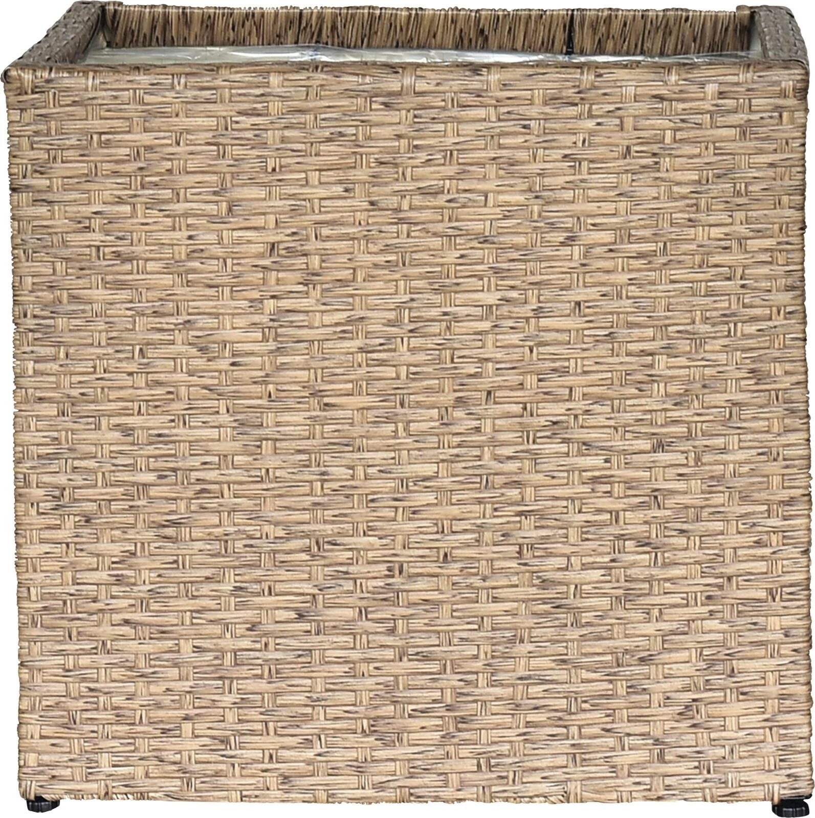 Topf Wicker Flat taupe 37 × 37 × 35 cm