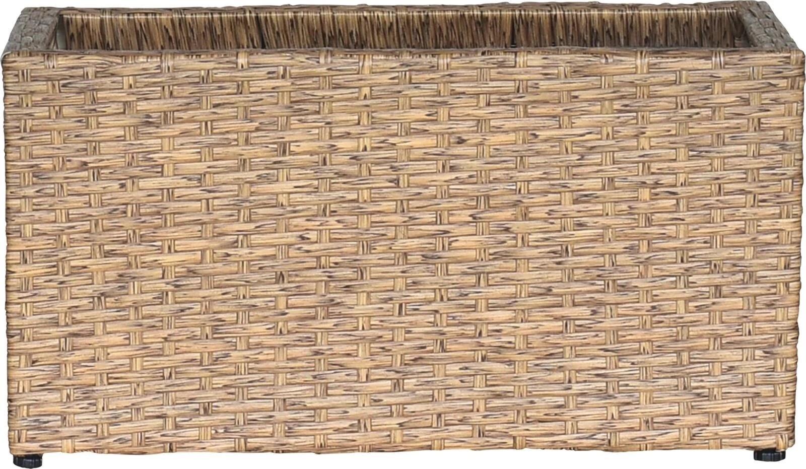 Topf Wicker Flat taupe  40 × 18 × 20 cm