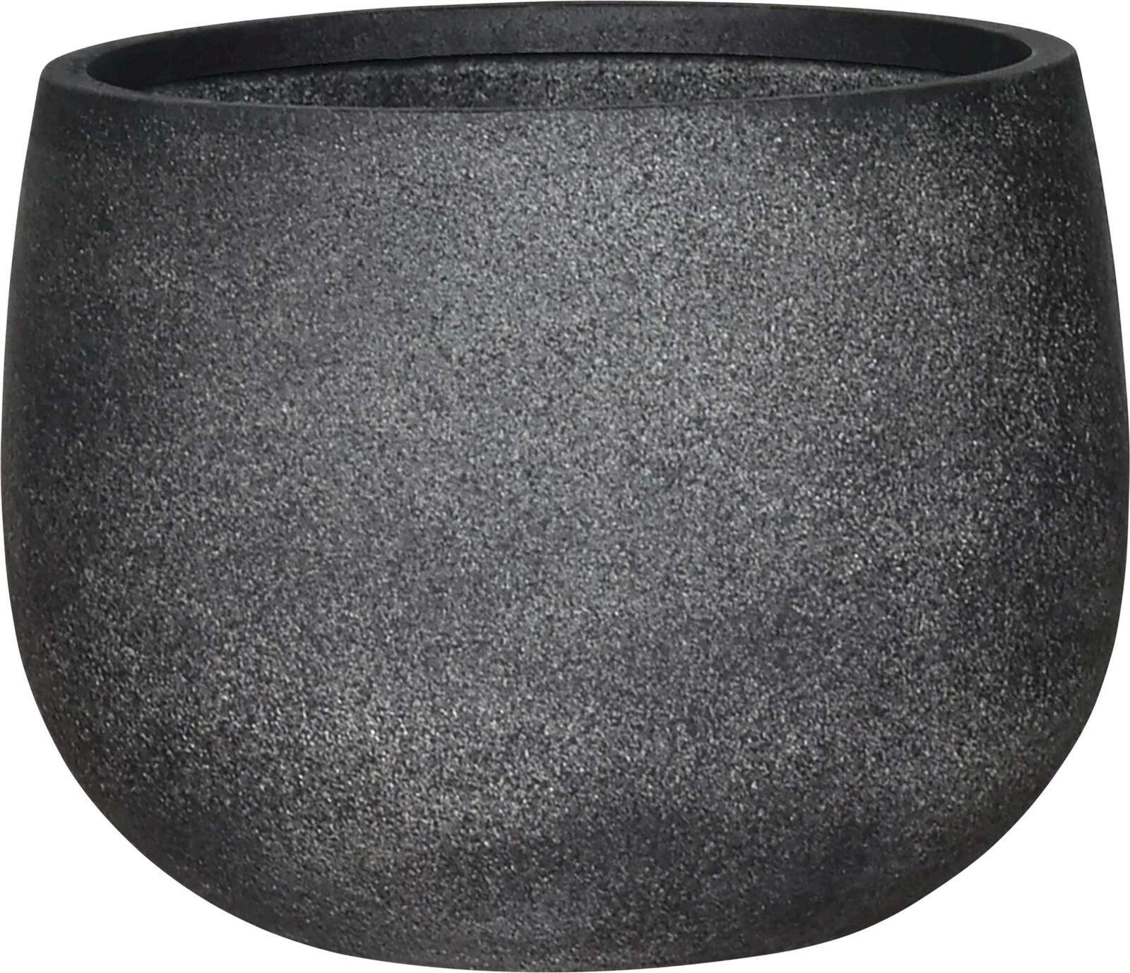 Topf Poly granit grey 45×35 cm