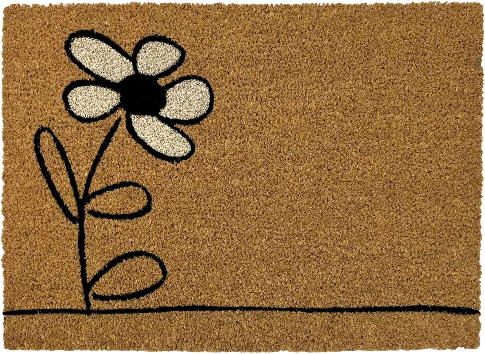 Türmatte Kokos 60x40cm Blume