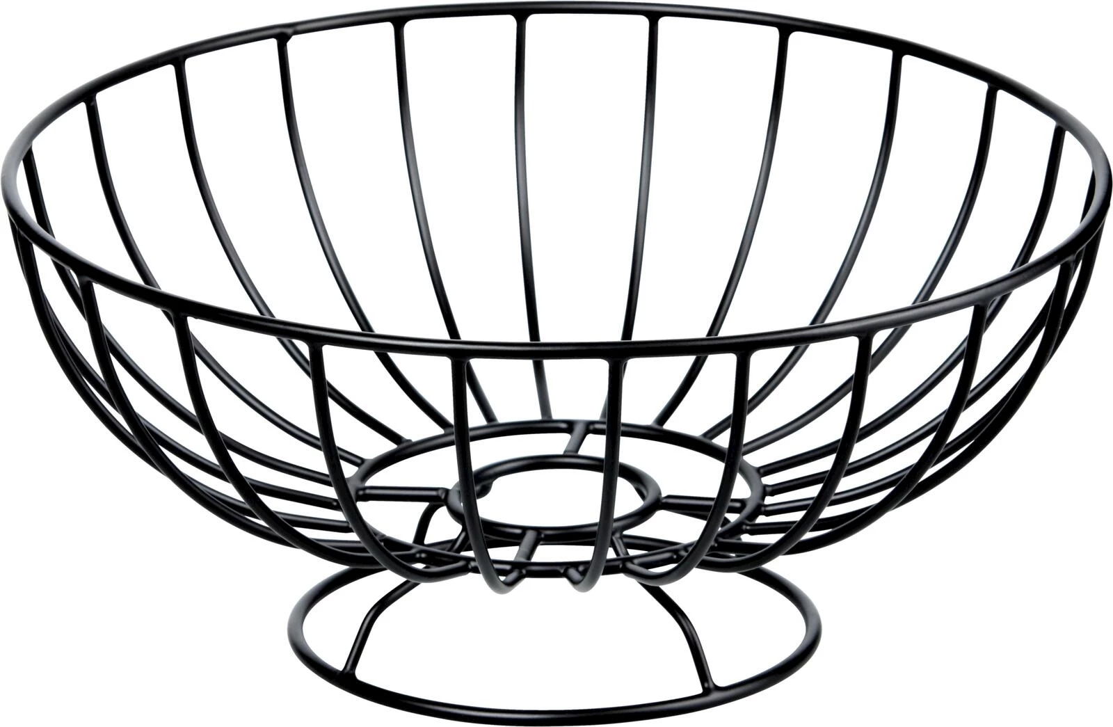 Korb Metall einfach grau