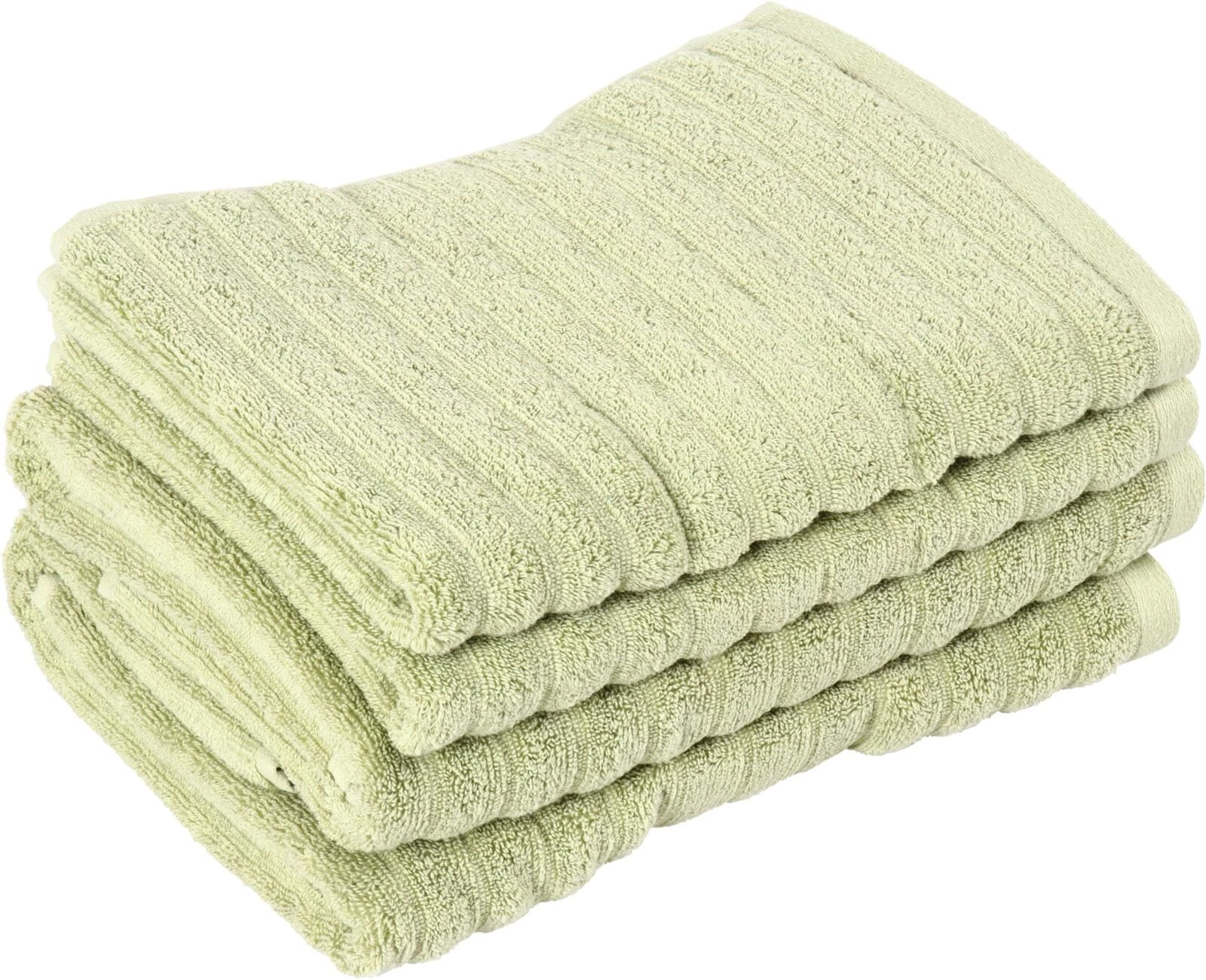 Serviettes éponge 4 pcs vert