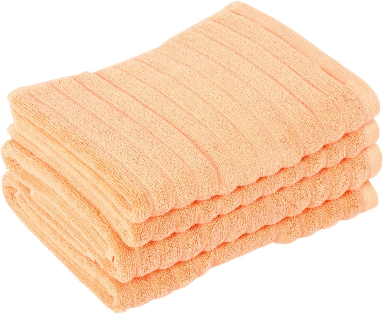 Serviette éponge 4 pcs abricot