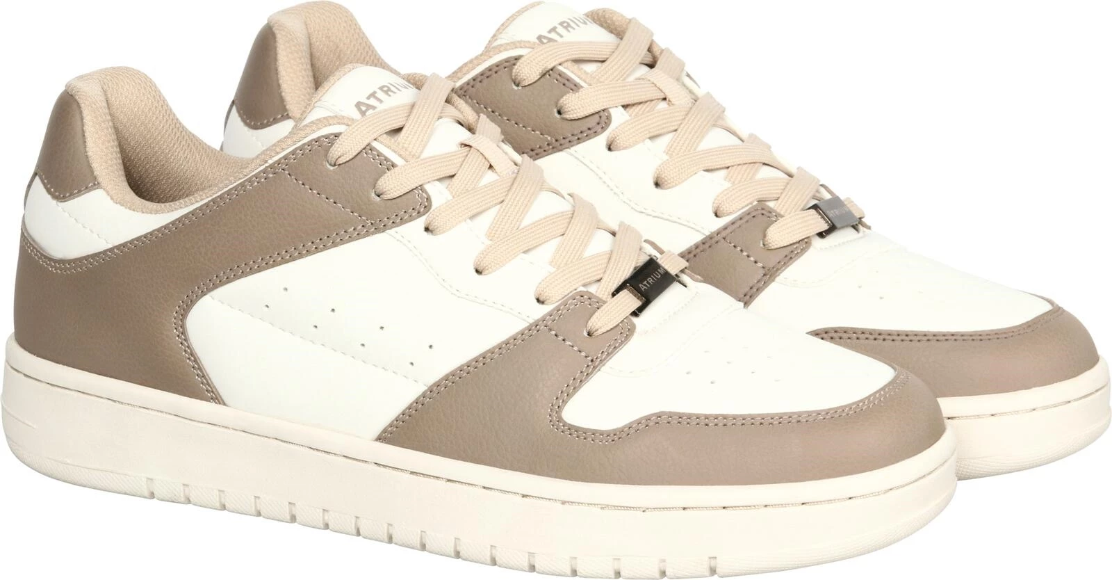 Freizeitschuh Leder beige 45