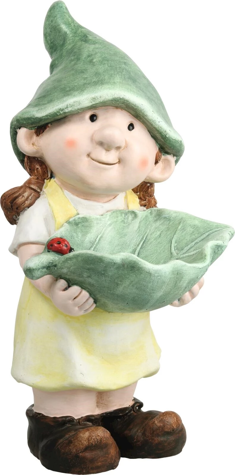 Dekofigur Marie mit Blatt