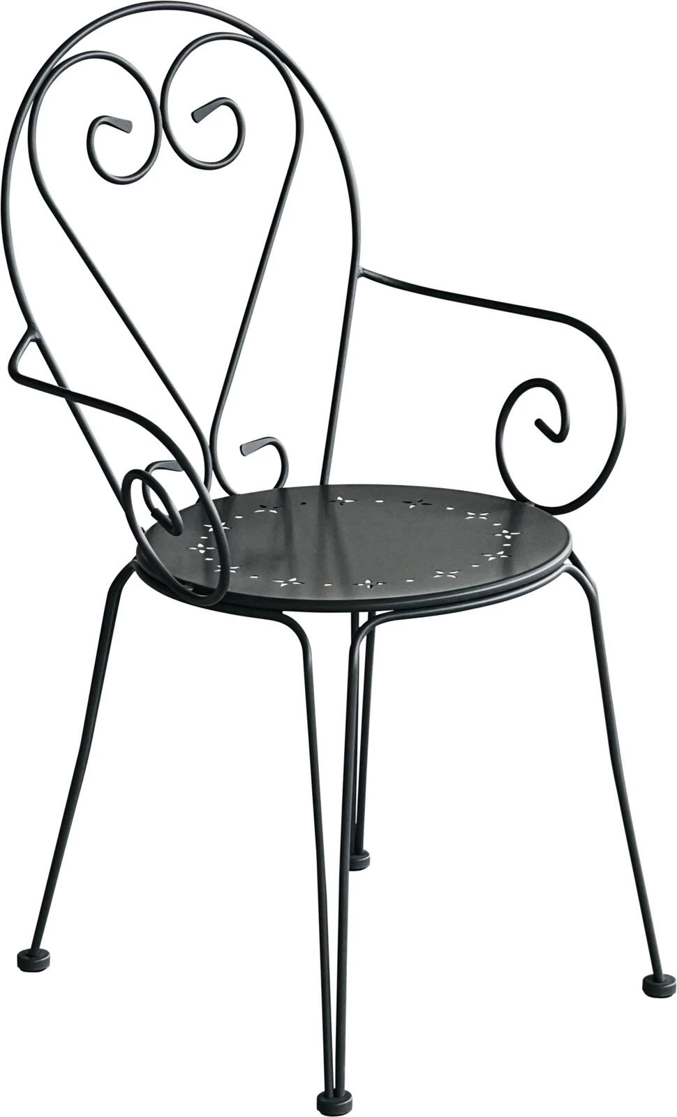 Stuhl Metall anthrazit