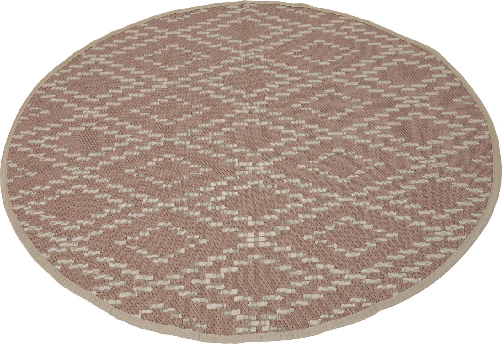 Outdoor Teppich beige Ø 150 cm