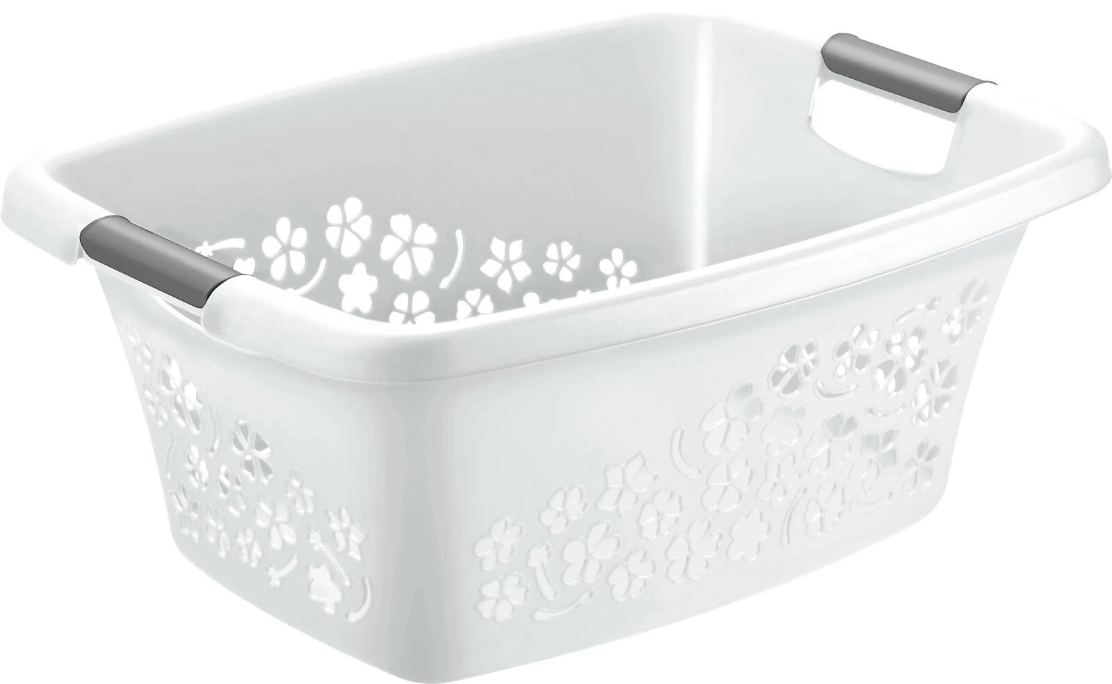 Panier à linge 25 litres blanc