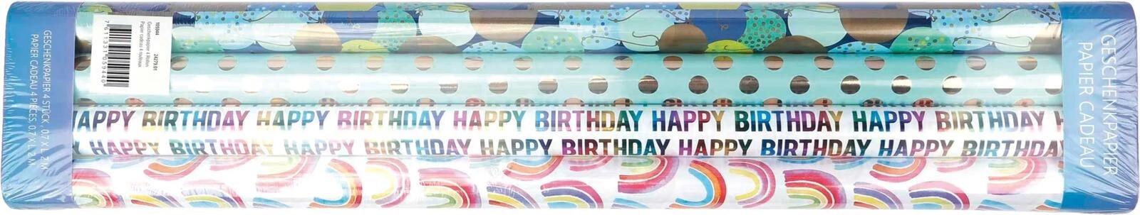 Geschenkpapier 4 Rollen