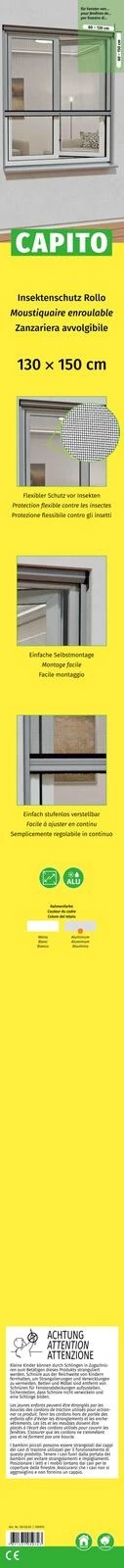 Insektenschutz Rollo Alu