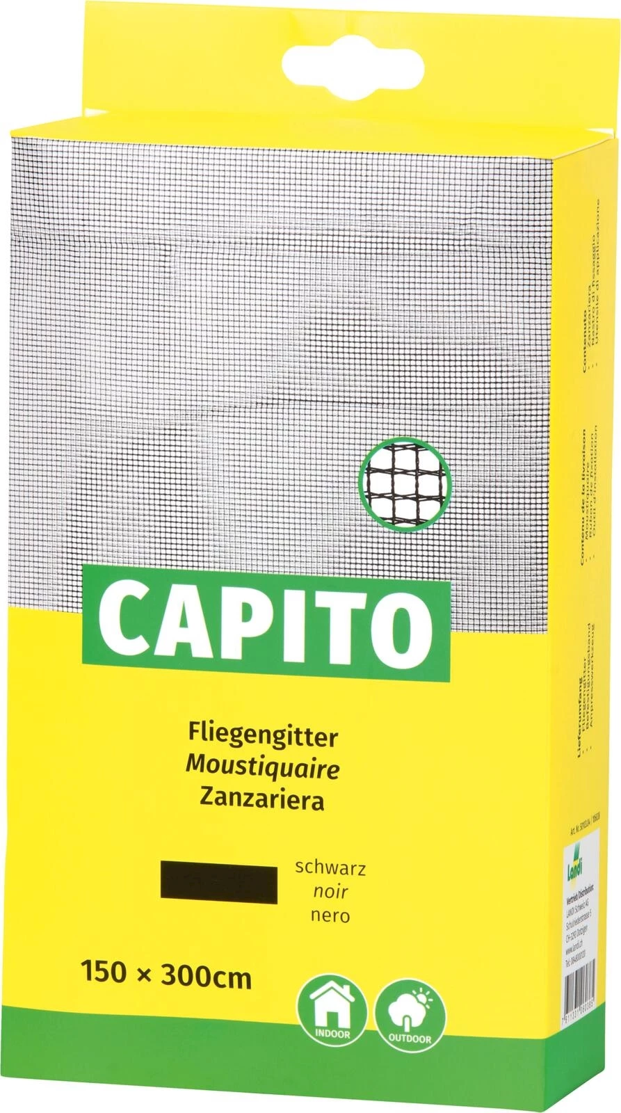 Fliegengitter anthrazit 150x300cm