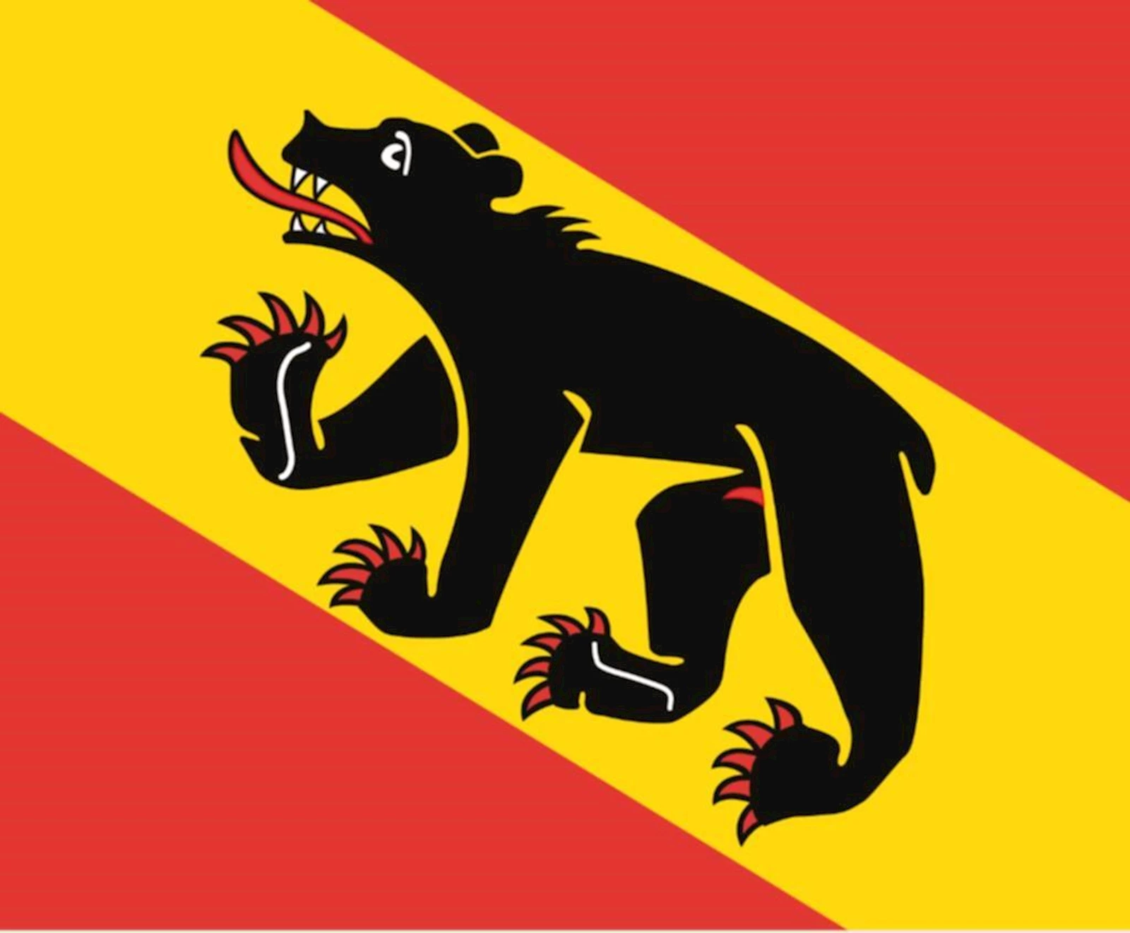 Drapeau Berne 150×150 cm