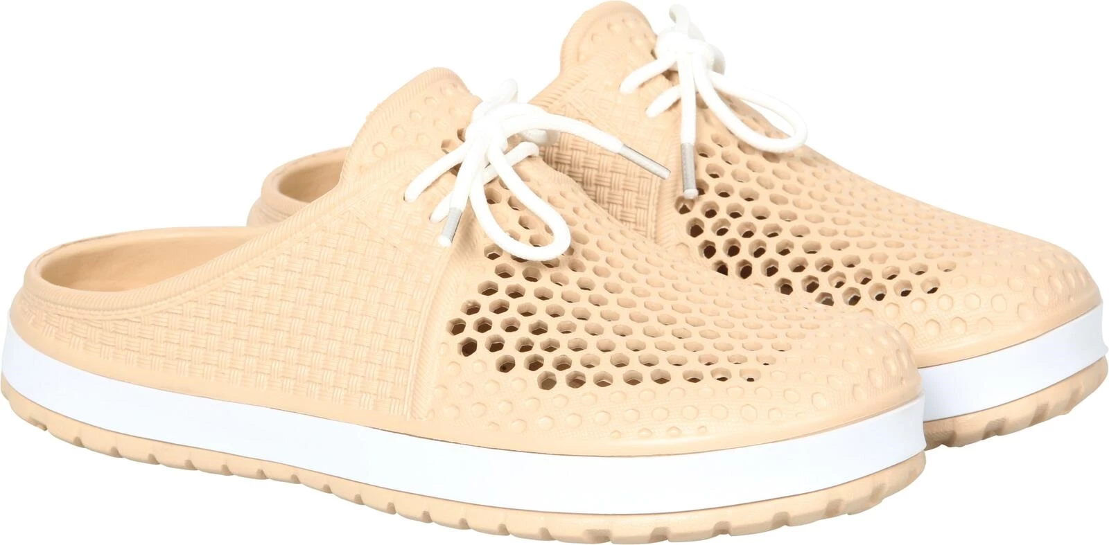 Clogs d. beige-blanc 36