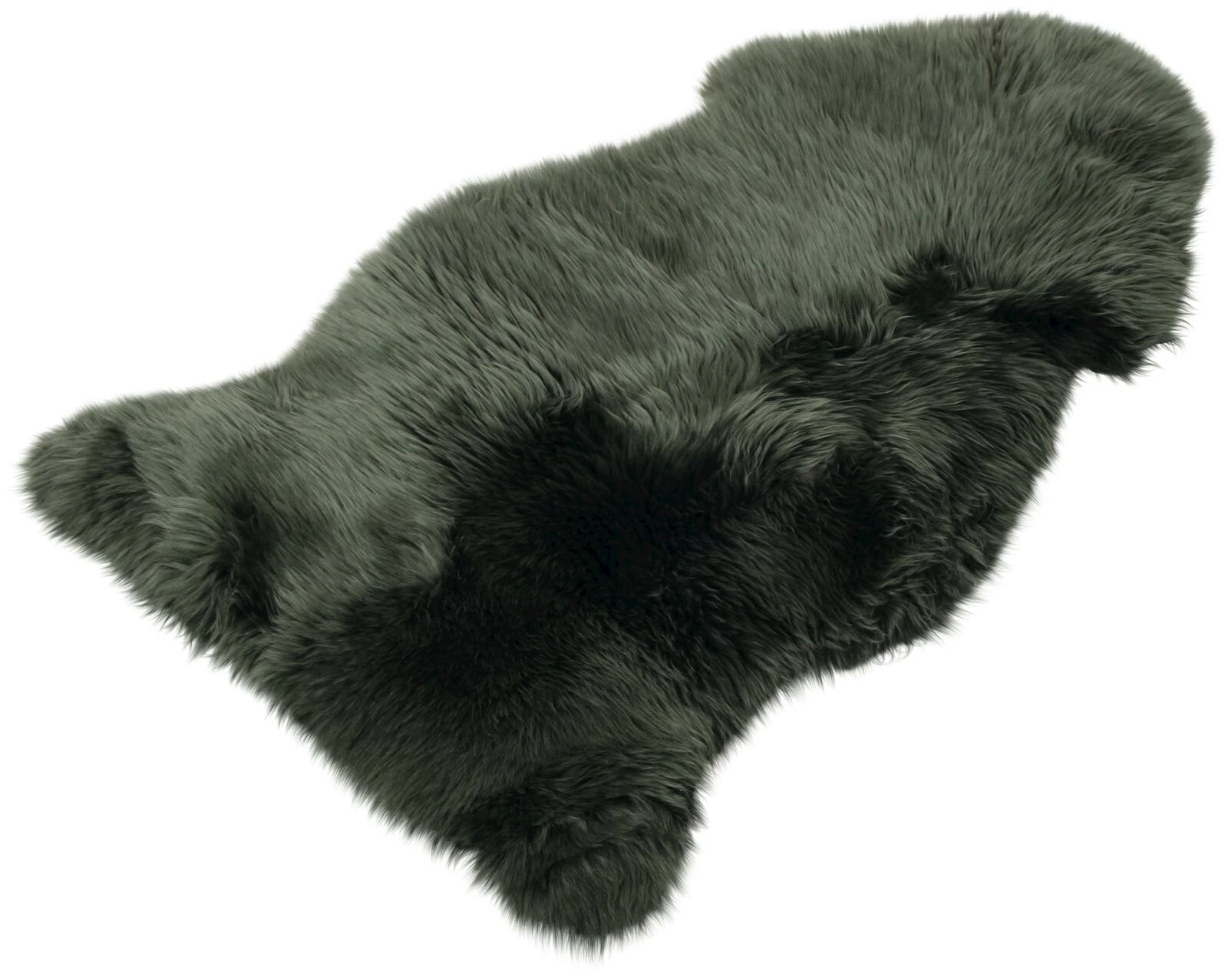 Peau de mouton vert 95×60cm