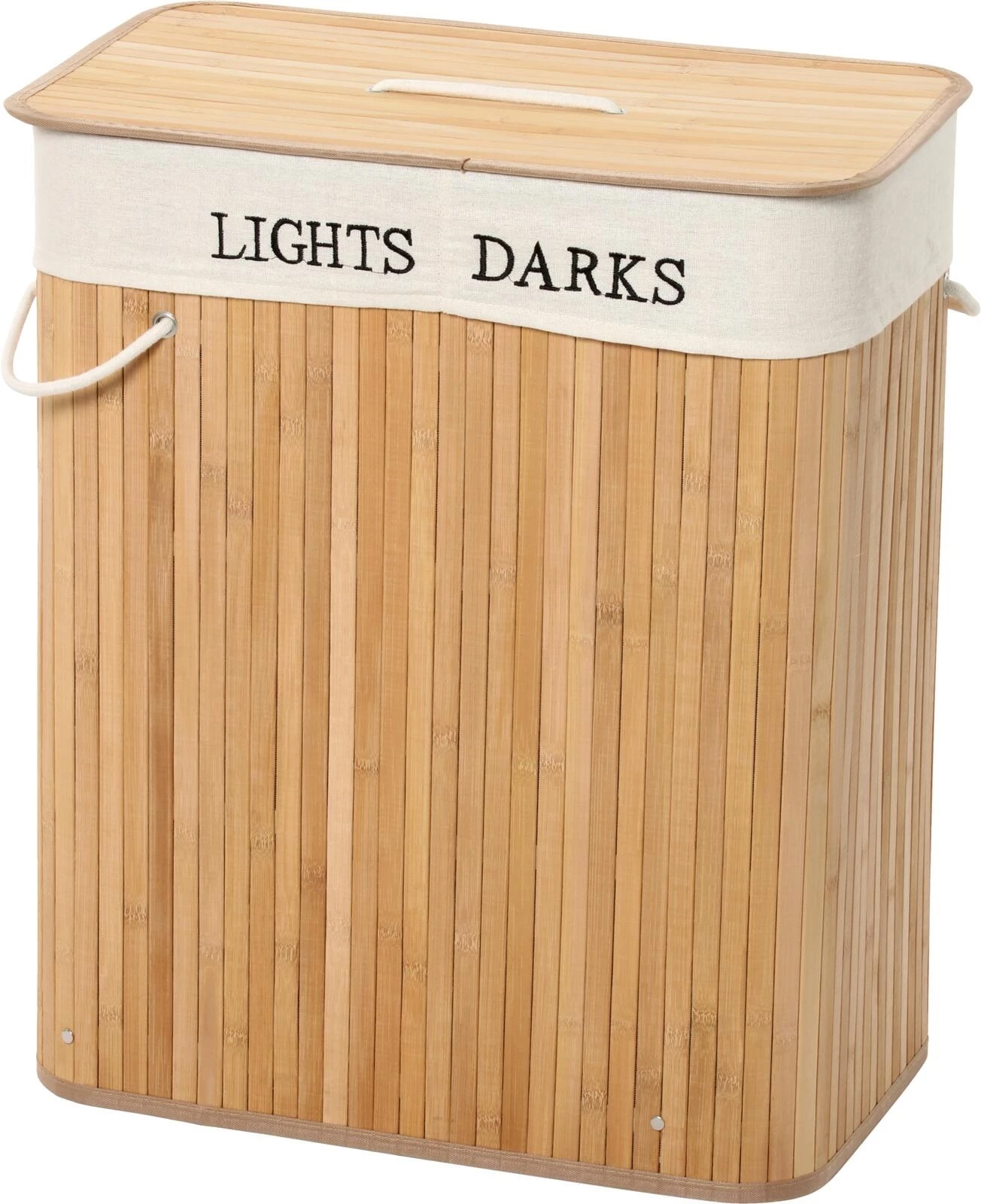 Panier à linge bambou 104 l