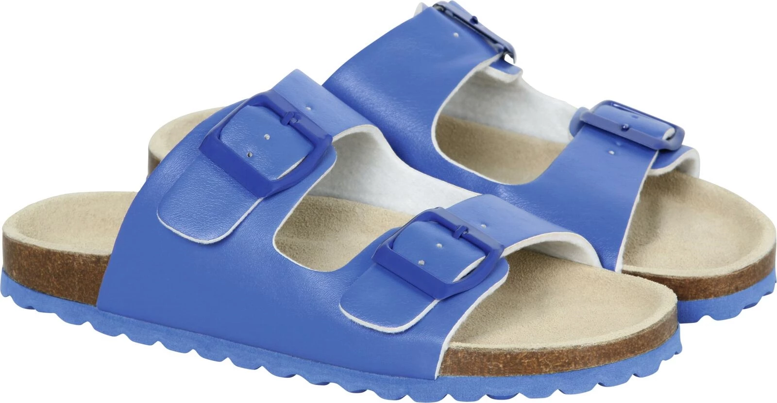 Fussbett-Slipper Kinder blau