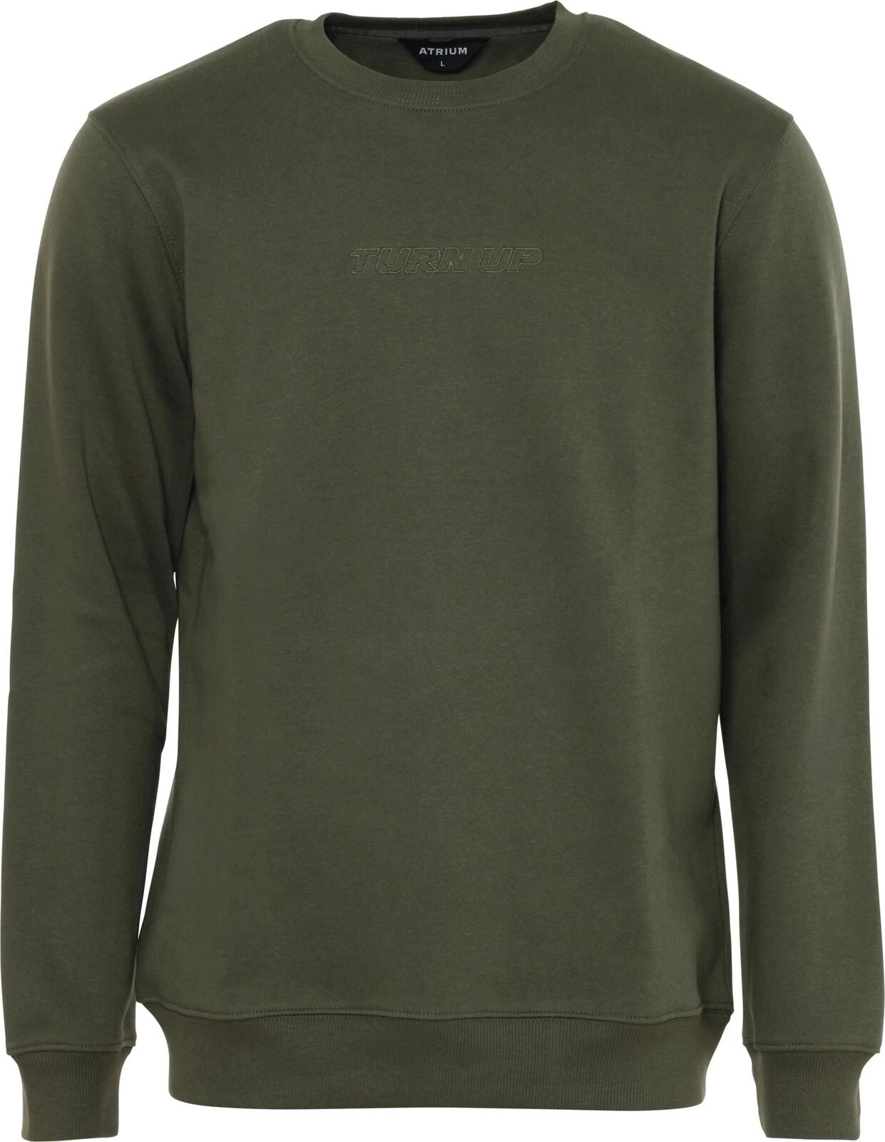 Pull-over sweat h. olive M