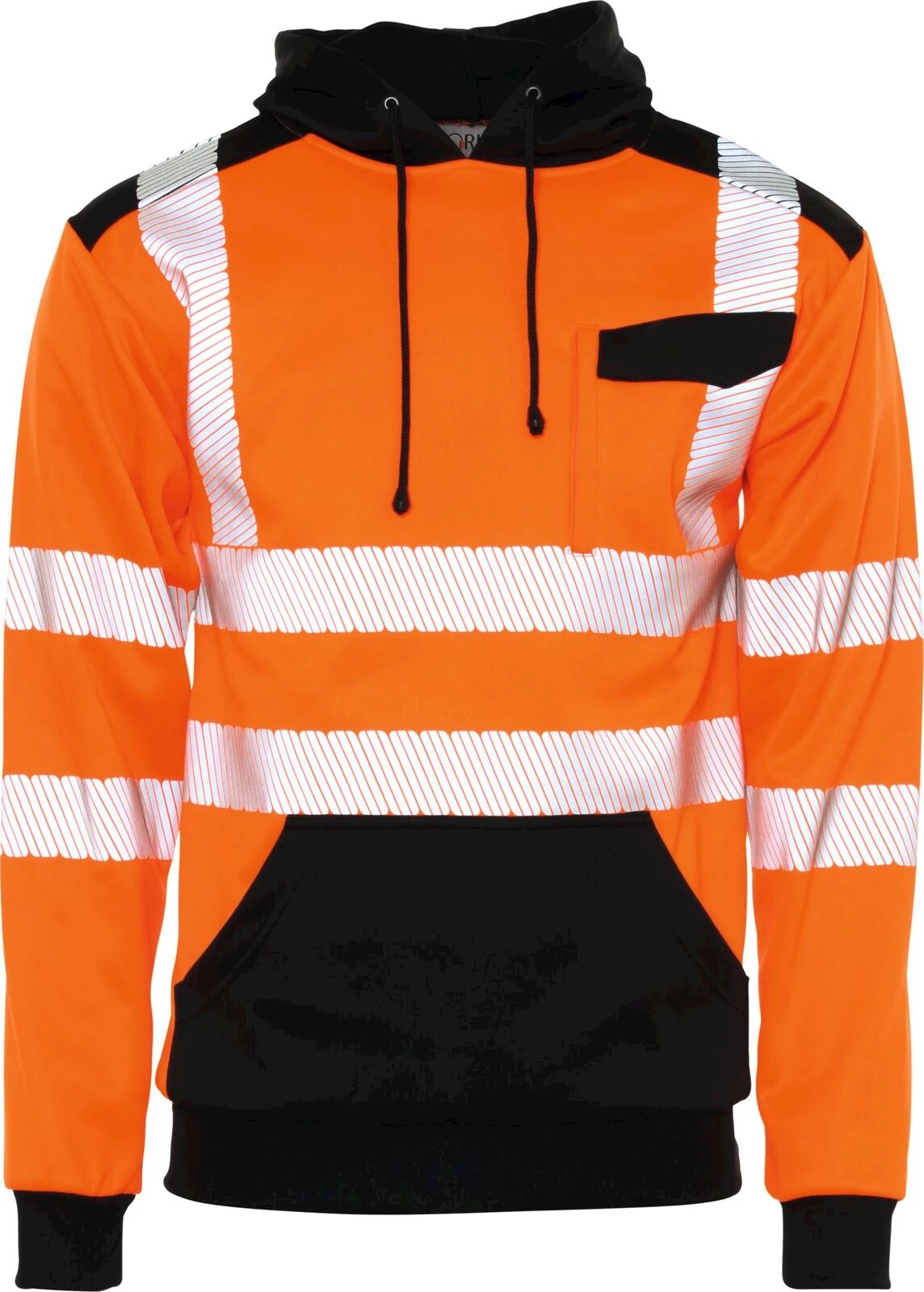 Sweat à capu.sécurité orange XXL