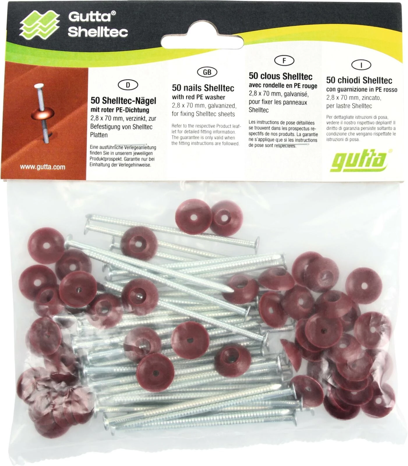 Clous pour Guttanit 50pce