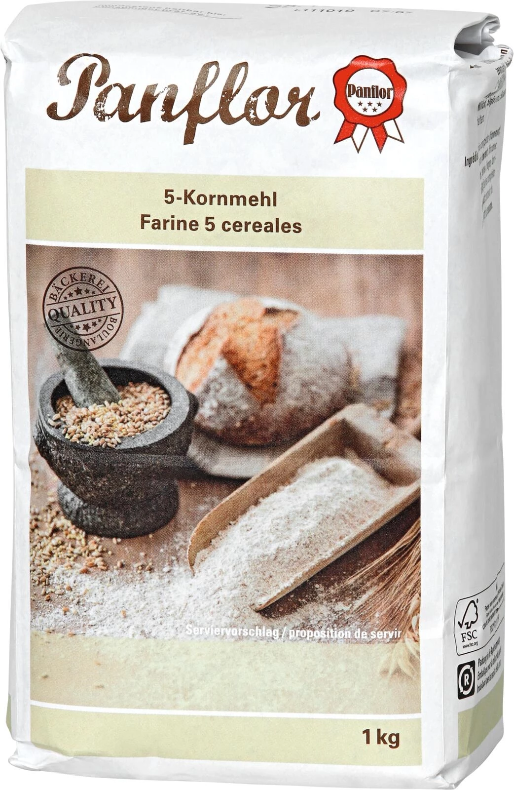 Farine 5 céréales Panflor 1 kg