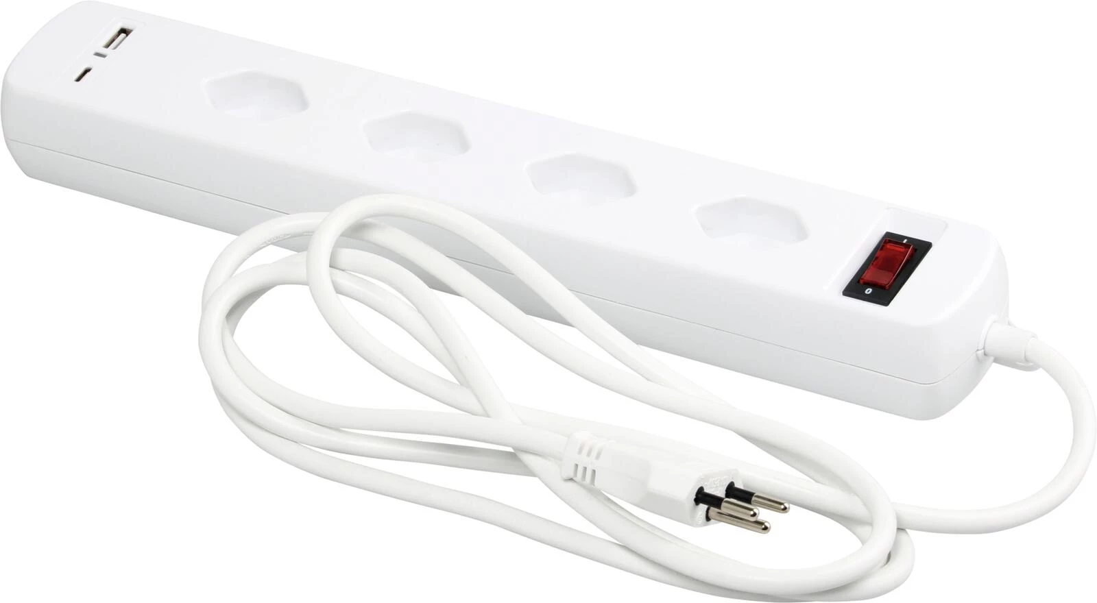 Steckdosenleiste 4 x T13 inkl. USB