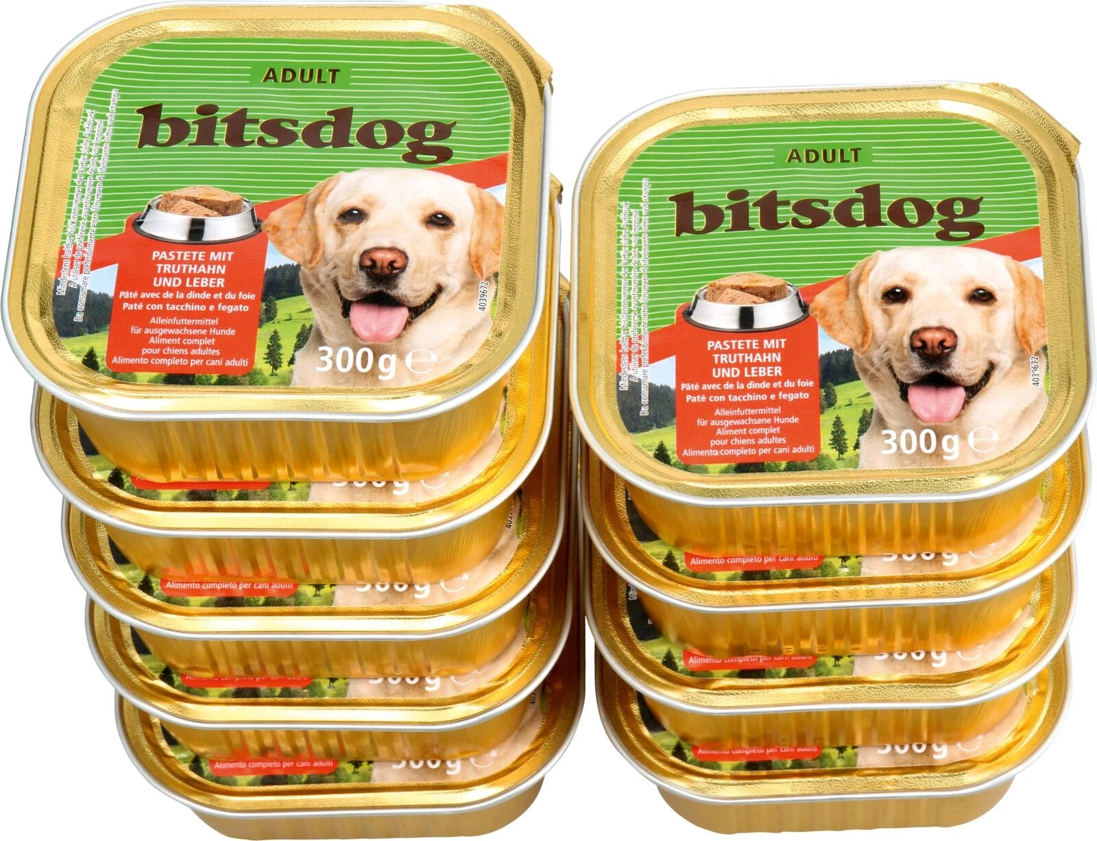 Hundefutter Truthahn/Leber 9×300g