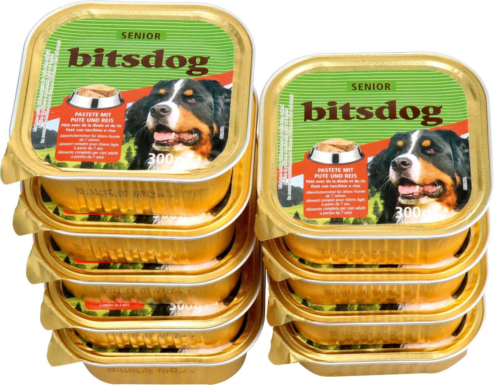 Aliment chien dinde/riz 9×300g