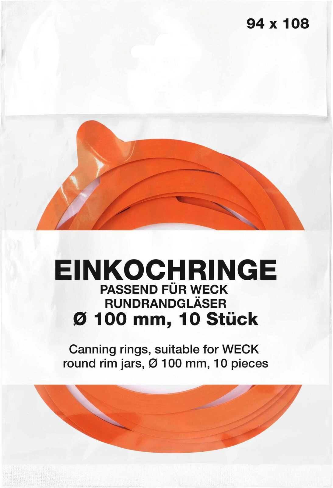 Joint caoutchouc pour Weck 10 cm