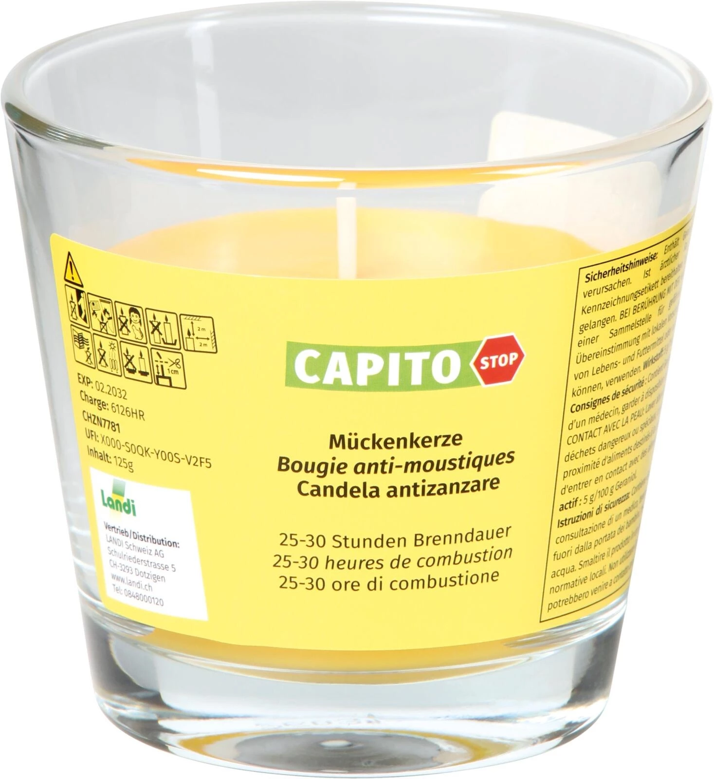 Anti Mücken Kerze Capito