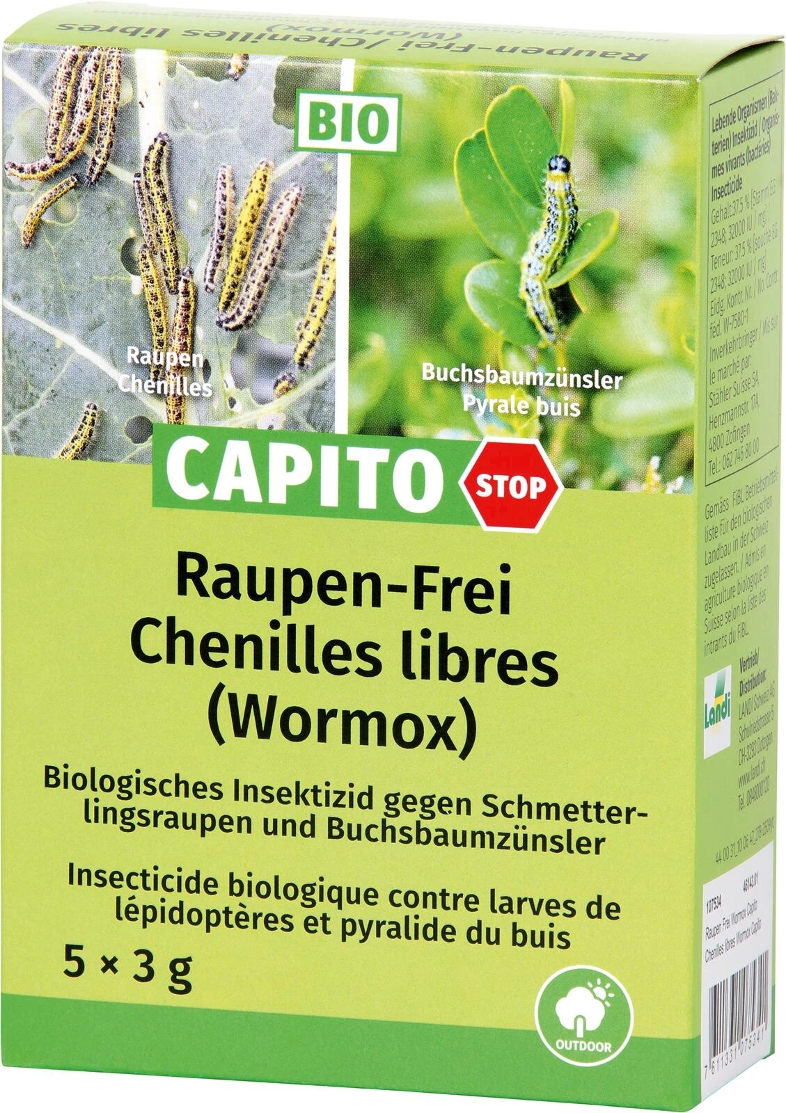 Chenilles libres Wormox Capito