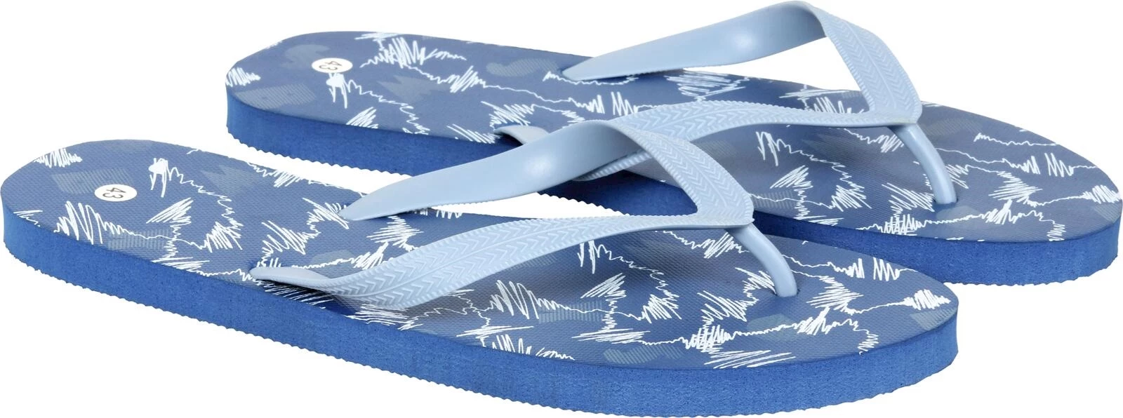 Tongs pour hommes bleu 41