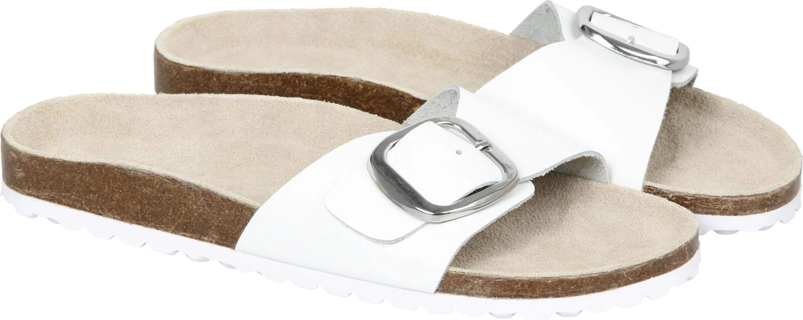 Fussbett-Slipper D. weiss 36