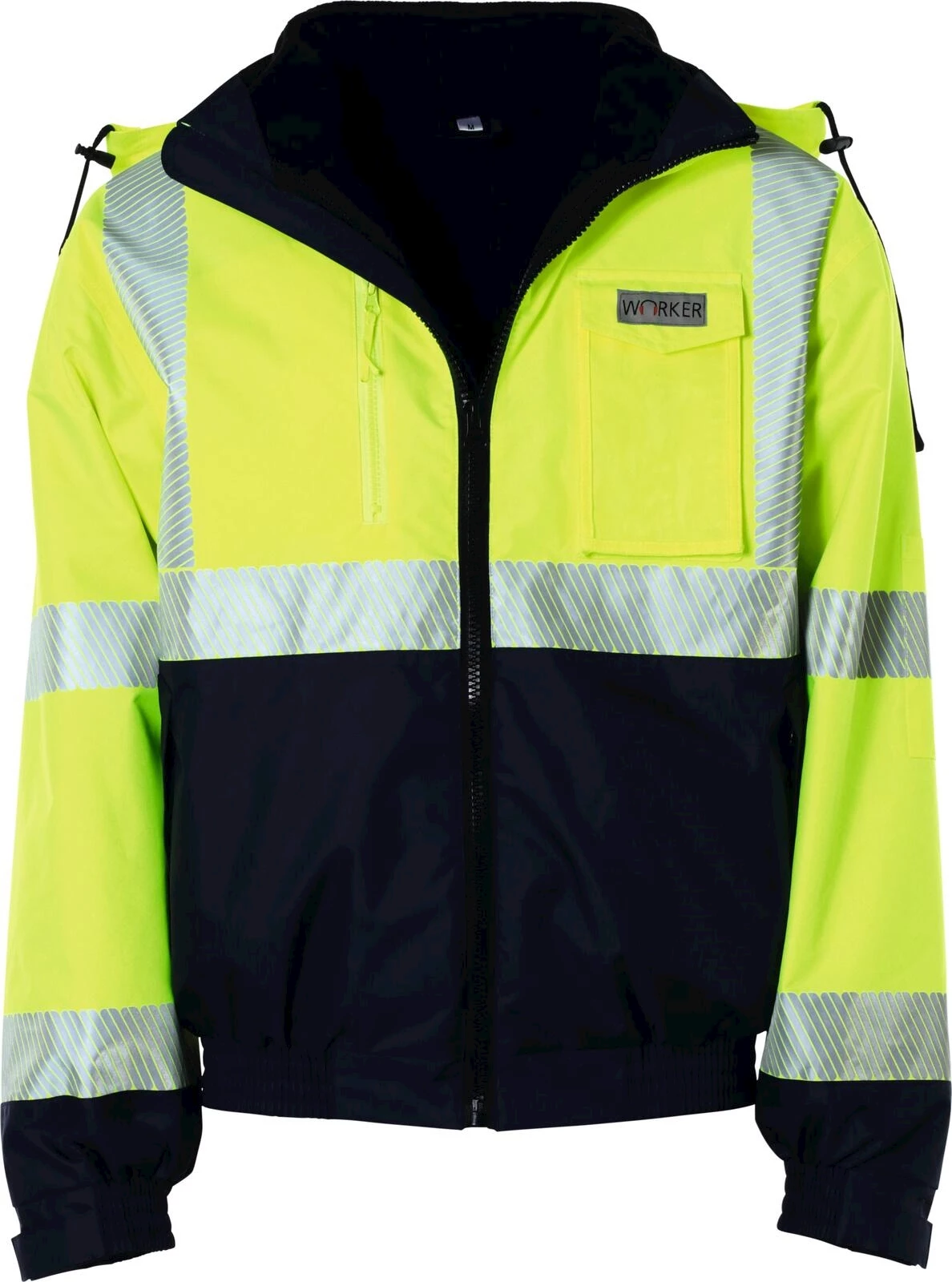 Winterjacke Warn. 3in1 gelb S