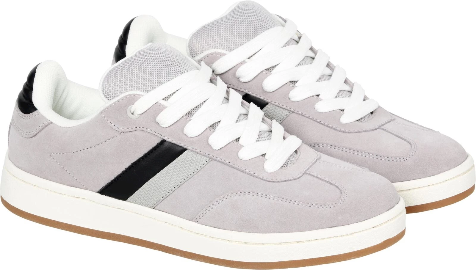Basket en cuir gris 36