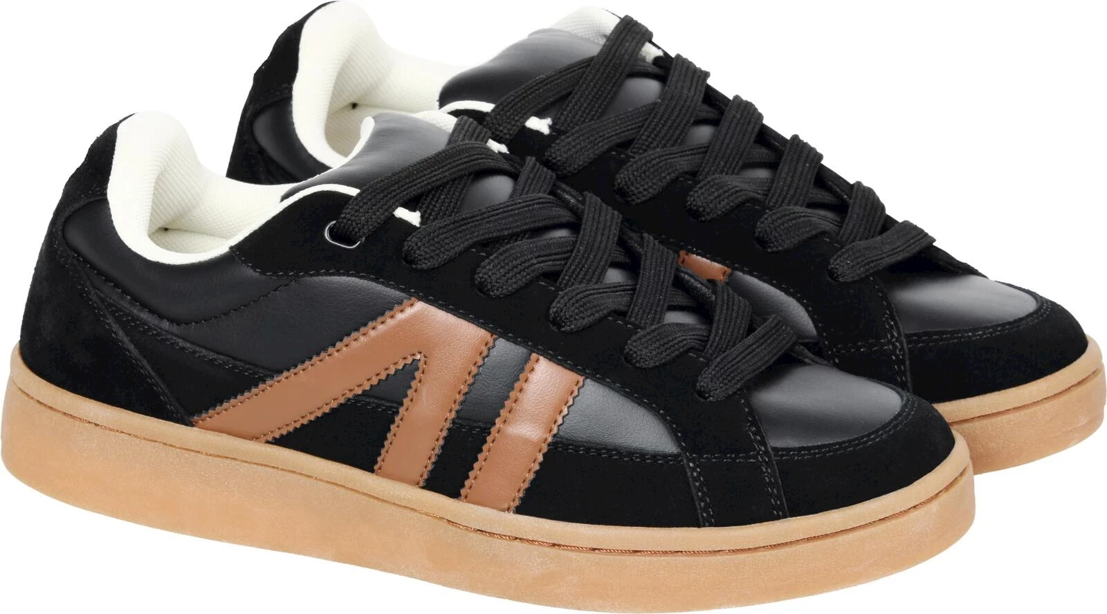 Sneaker Leder schwarz 38