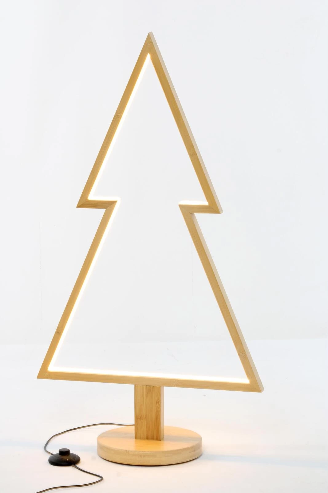 Tannenbaum  Bambusleuchte LED 91 cm